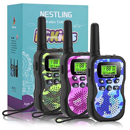 Walkie-Talkies para Crianças 8 Canais Lcd Shenzhen nestling Technology Co. Ltd. - Rádios bidirecionais - 8 canais, lcd, portáteis, duráveis