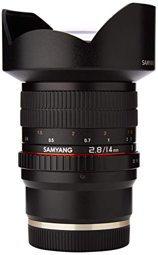 Objetiva SAMYANG 14mm F2.8 ED AS IF UMC (Encaixe: Sony E - Abertura: f/22 - f/2.8) Samyang - Lentes de câmera - ultra-larga, abertura f/2.8, 93,9º ângulo de visão, sony e