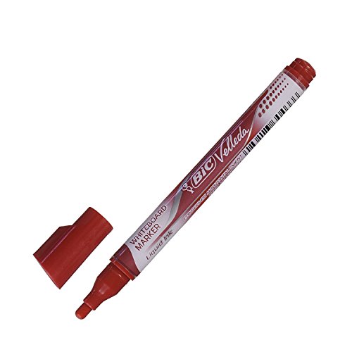 Marcador de Quadros BIC Velleda 4-8 mm (Vermelho) BIC - Marcadores - álcool, 4-8 mm, vermelho, conica