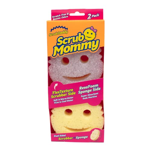 Esponja de Cozinha Scrub Daddy 2 X Rosa Scrub Daddy - Esponjas e esfregões - rosa, 2 peças