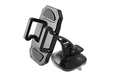 Suporte KSIX B9000SV08 Smartphone Preto Ksix - Suportes para telemóveis - preto, TPU, rotativo, abertura