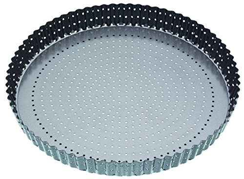 Forma Perfurada com Fundo Amovível Kitchen Craft Master Class 30cm Master Class - Formas de torta e quiche - antiaderente, ergonômico, 30 cm, fundo amovível