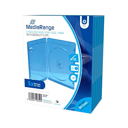 Caixa para Discos Ópticos MEDIARANGE BOX38 MediaRange - Estojos e organizadores de cd/dvd - discos ópticos, caixa