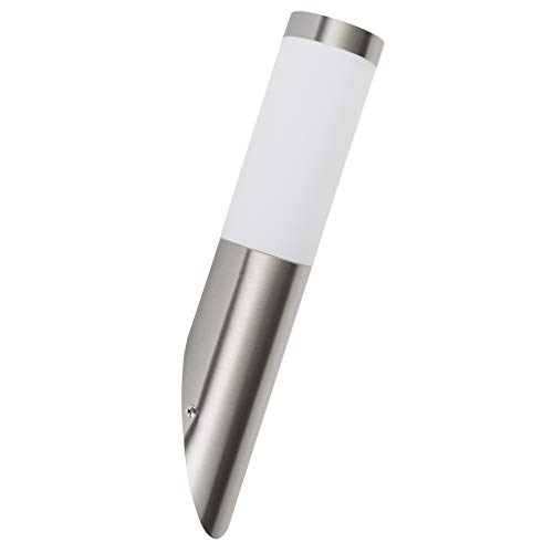 Candeeiro Exterior RANEX RX1010 (E27 - 1 x 60 W - Aço e Vidro) Ranex - Luminárias de parede - lanterna, e27, 60 W, aço e vidro