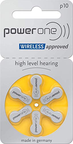 Pilhas de áudio POWER ONE P-10 (6 unidades) Power One - Baterias de uso geral - pilhas áudio, power one p-10, 6 unidades, tensão 1.45v, capacidade 100mah