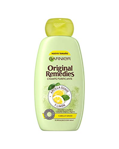 Champô Garnier Original & Limon Clay 300 Ml Garnier - Shampoo & condicionador - purificador, cabelos normais, 300 ml, brilho, saúde