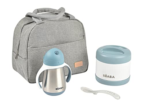 Conjunto de Refeição BÉABA Isotérmica (Azul) Beaba - Lancheiras e sacos - isotérmica, 5l, copo térmico, chaleira