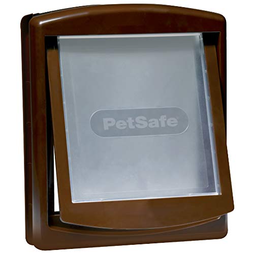 Porta para Cão PETSAFE 730 (Castanho - Aço Inoxidável) Petsafe - Produtos para animais de estimação - castanho, aço inoxidável