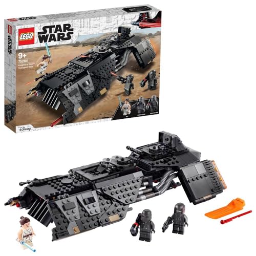 LEGO Star Wars: Nave de Transporte dos Cavaleiros do Ren - 592 Peças LEGO - Blocos de encaixe - star wars, cavaleiros do ren, transporte, 592 peças