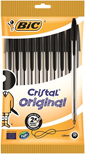 Esferográfica BIC Medium Black (10 Unidades) BIC - Canetas - esferográfica, bic medium, preto, 10 unidades