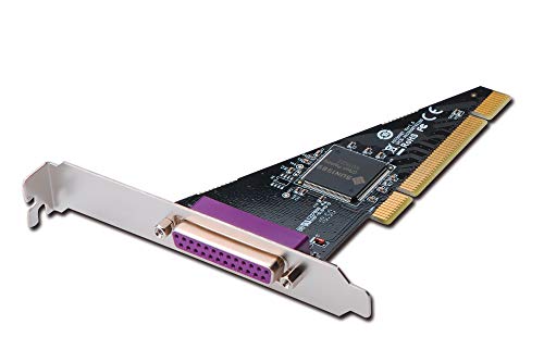 Placa Adaptadora de Interface DIGITUS PCI-Parallel card Digitus - Placas e adaptadores de rede - pci, paralelo, plug & play, preto