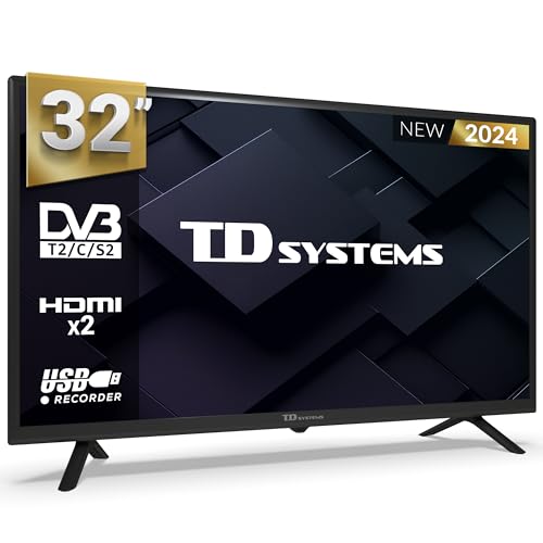 TV TD SYSTEMS Prime32C19H (LED - 32'' - 81 cm - HD) TD Systems - Televisores - tv, td systems, prime32c19h, led, 32 polegadas