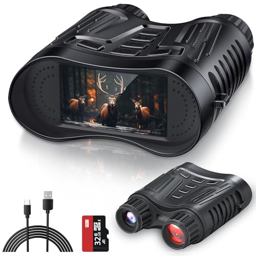 Binóculos LETCMOI (4K - 8x) com visão noturna Letcmoi - Binóculos - binóculos, visão noturna, 4k, 8x, sensor cmos, iluminação ir