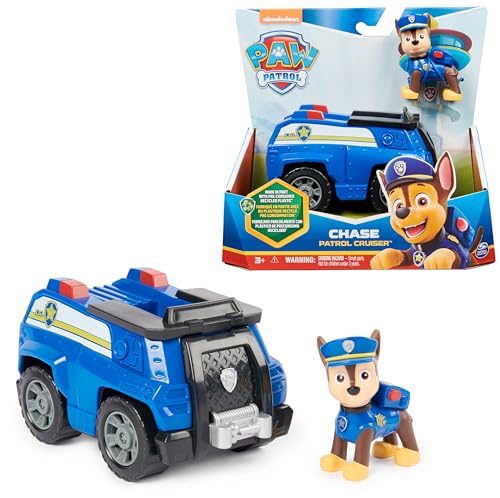 Figuras de Ação PAW PATROL Carro da Polícia com Chase (Idade Mínima: 4) Spin Master - Brinquedos - figura, ação, paw patrol, carro da polícia, chase