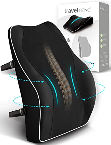Almofada de apoio lombares Travel Ease | Preto Travel Ease - Almofadas de apoio para as costas e lombar - apoio lombares, universal, 14,5 cm