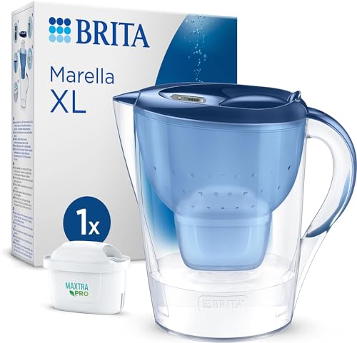 Garrafa para Água BRITA Marella XL Azul (3.5 L) BRITA - Jarras e garrafas para servir - 3.5 L, preto, azul, vidro