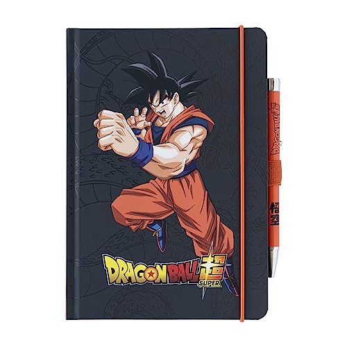Caderno ERIK EDITORES Dragon Ball Super (A5) Grupo Erik - Cadernos e bloco de notas - A5, 180 folhas, capa dura, dragon ball
