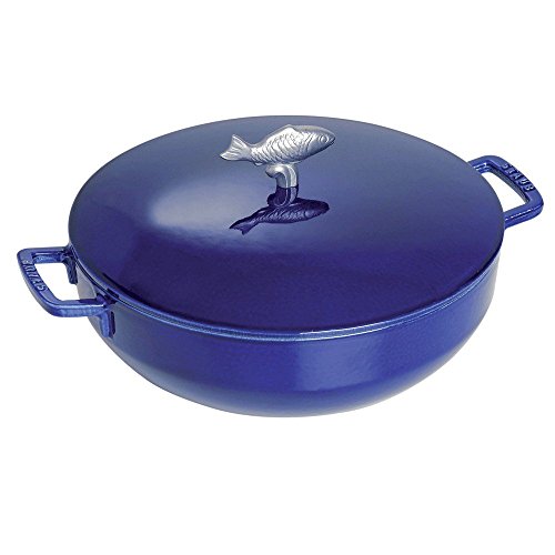 Panela de Alumínio STAUB 1112991 | Azul, Branco STAUB - Fornos holandeses - panela, alumínio, azul, branco, ferro fundido