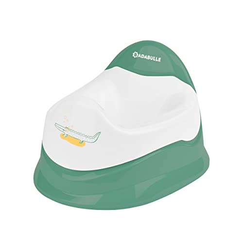 Badabulle 1-2-3 Pot de aprendizagem com bacia removível BADABULLE - Móveis para bebês e crianças pequenas - banho, removível, verde, polipropileno
