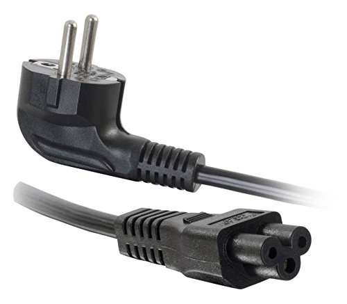 Cabo de Alimentação CABLES TO GO (C5 - C5 - 3 m - Preto) C2G - Adaptadores de energia e carregadores - 3 m, tomada EU, conetor RJ11, preto