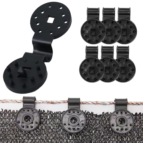 Amebleak Clips de plástico para tela de proteção 80 peças Amebleak - Grampos de ferramentas e tornos - plástico, proteção, 80 peças