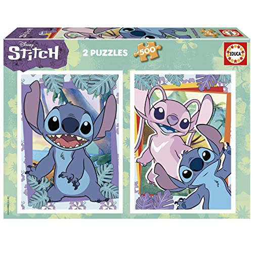 Puzzle EDUCA BORRAS Pack 2 Puzzles 500 Piezas Educa Borrás - Jogos - puzzle, educa borrás, pack 2 puzzles, 500 peças, disney, cartão