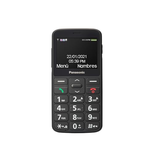 Telefone sem fio PANASONIC KX-TU160EXB Preto Panasonic - Telemóveis - telefone sem fio, panasonic kx-tu160exb, preto, tecla SOS, audáculos, bateria lítio
