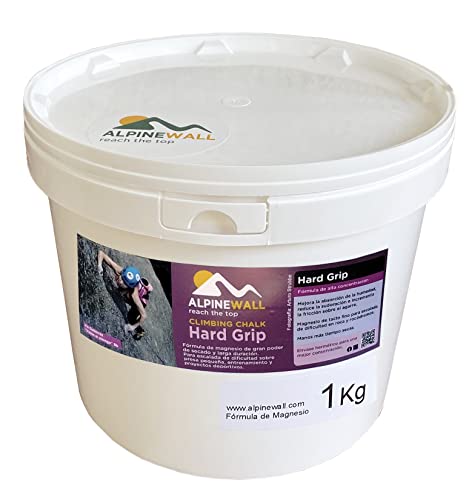 Magnésio Hard Grip 1 Kg. (Recondicionado Como Novo) AlpineWall - Exercício e fitness - 1 kg, escalada, trepação, osteoporose