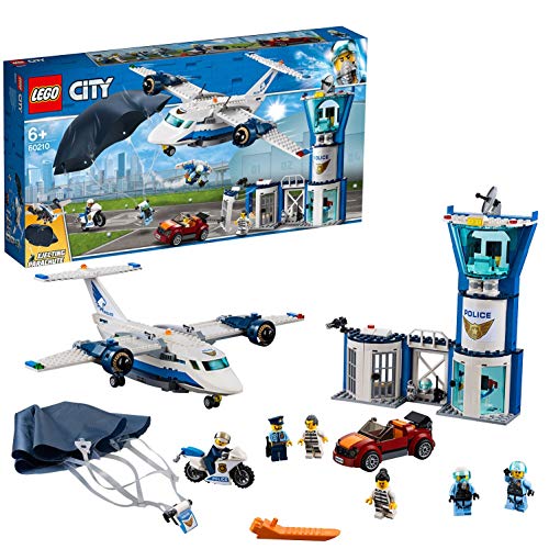 LEGO City - Base de Polícia Aérea (Idade Mínima: 6) LEGO - Blocos de encaixe - lego, base polícia aérea, idade mínima 6
