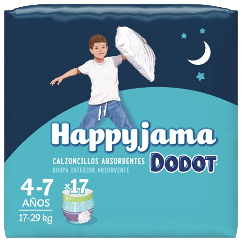 Fraldas DODOT Happyjama (Tam: 4-7 Anos - 17 Un) DODOT - Roupa interior - fraldas, dodot, happyjama, 4-7 anos