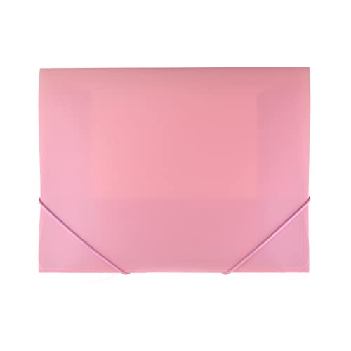 Pasta com Elástico LUPUS ELECTRONICS 518058 Fraga Import - Pastas Organizadoras - elástico, polipropileno, rosa