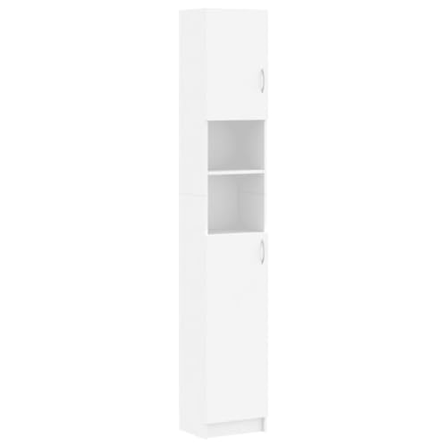 Armário de Casa de Banho VIDAXL (Branco - Melamina - 60x40x85cm) vidaXL - Armários de armazenamento e armários de bloqueio - melamina, branco, 60x40x85cm, 4 prateleiras