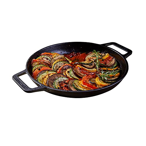 Frigideira Redonda de Ferro Fundido com Asas Duplas 25.4 Cm Victoria Victoria - Utensílios de cozinha - ferro fundido, 25.4 cm, asas duplas
