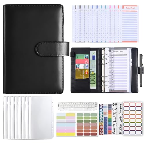 Organizador de Cartões BUDGET PLANNER Preto Atliberswo - Pastas Organizadoras - cartões, organizador, preto