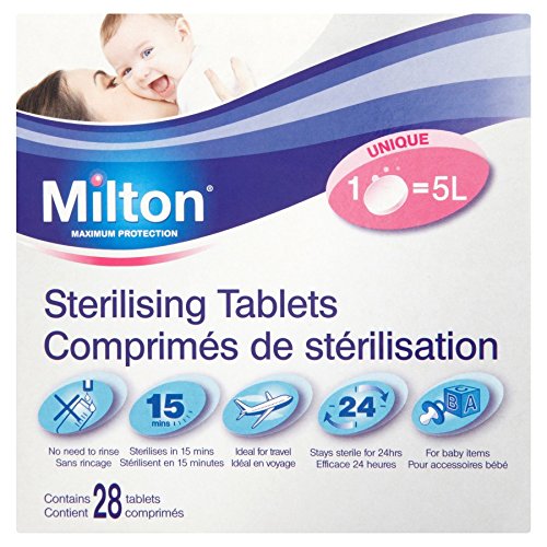 Milton Sterilizing Tablets 28 Tabs 112G Milton - Desinfetantes domésticos - 28 tablets, 112g, esterilização, bebé