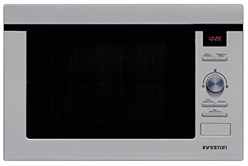 Micro-ondas INFINITON IMW-1625 (25 L - Com Grill - Inox) Infiniton - Fornos de microondas - 2,5 l, 900 W, giradiscos, visor incorporado