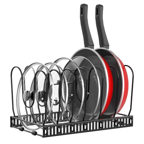 Organizador de Panelas HOU SOLUTION 1-7 Housolution - Suportes para panelas - suporte U, ajustável, fixação, prateleiras