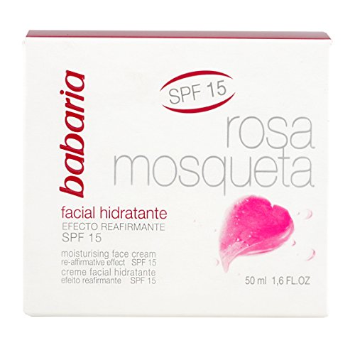 Creme de Rosto BABARIA Rosa Mosqueta Spf15 (50 ml) Babaria - Loção e hidratante - creme rosto, rosa mosqueta, spf 15
