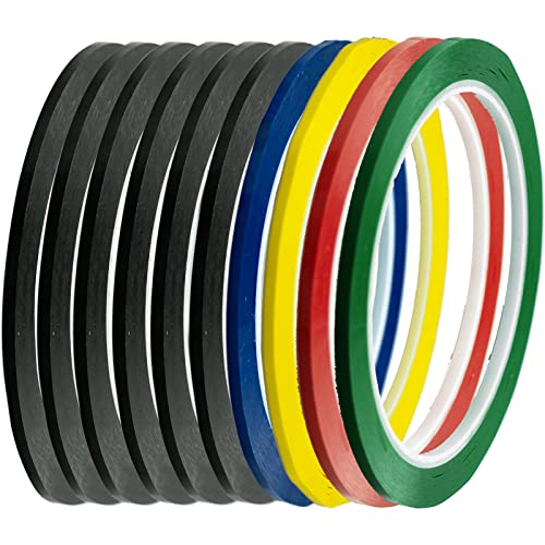 Fita Adesiva para Quadro Branco 10 Unidades Multicor LAMXD - Fitas adesivas de escritório - multicor, 50m, pet, 3mm
