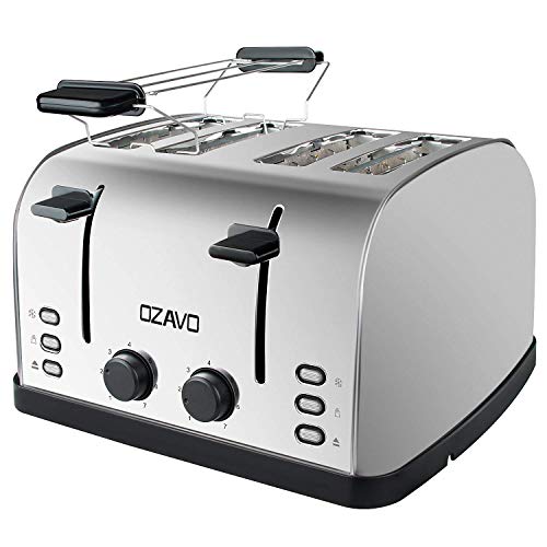 Torradeira OZAVO 4 Ranuras (4 fatias - 1250 W) OZAVO - Torradeiras - torradeira, ozavo, ranuras, fatias, 1250 W