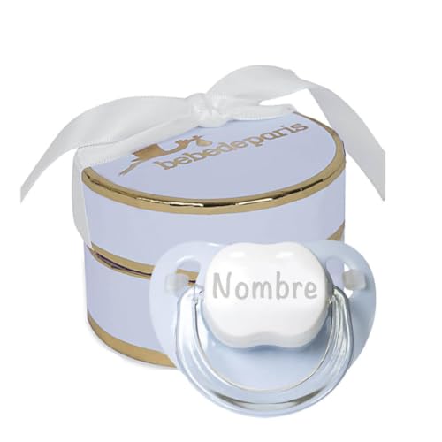 Chupeta BEBE DE PARIS Silicone Azul (0 a 6 meses) BebeDeParis - Chupetas e mordedores - silicone, azul, 0 a 6 meses, lavável à máquina