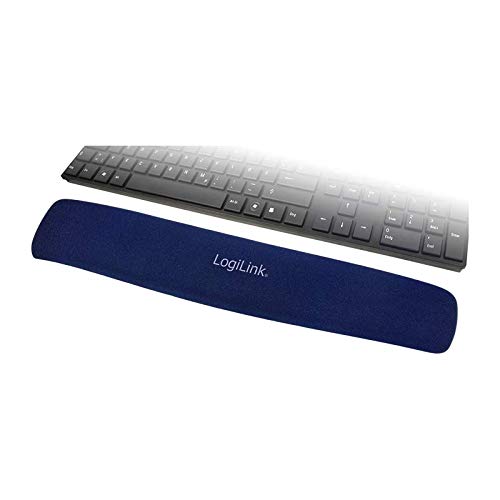 Apoio de Pulsos LOGILINK ID0045 Azul (Recondicionado Como Novo) Logilink - Apoio de pulso para teclado e mouse - azul, poliuretano, nylon, universal