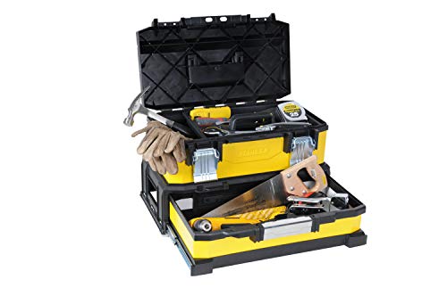Caixa de Ferramentas STANLEY 1-95-829 (Cinzento) STANLEY - Caixas de ferramentas - 5 kg, cinzento, polipropileno, pega incluída