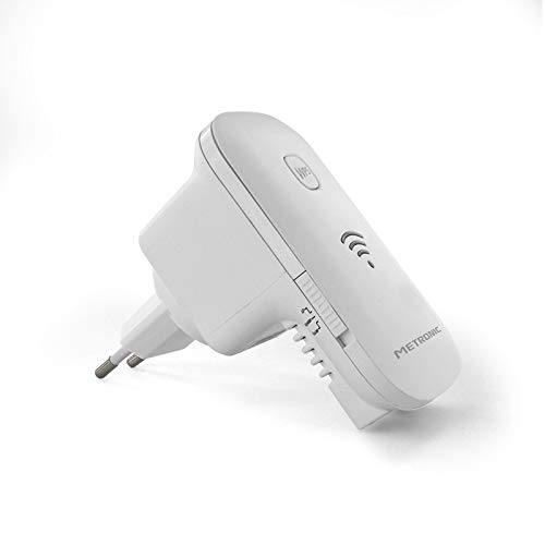 Repetidor de Sinal METRONIC 495437 (N300 - 300 Mbps) METRONIC - Redes - repetidor, sinal wi-fi, n300, amplificação, mimo, usb 2.0