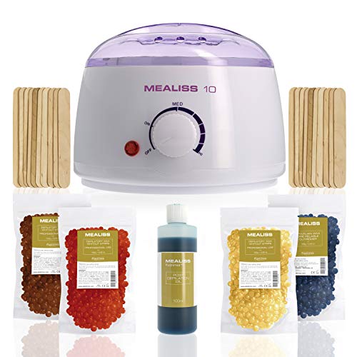 Conjunto de Depilação para Cera MEALISS Mealiss - Kits e suprimentos de depilação com cera - depilação, cera, conjunto