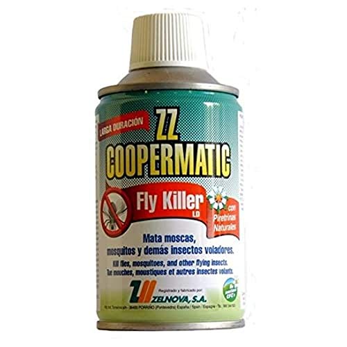 Recarga de Insecticida Copermatic Fly Kille 250 ml ZELNOVA ZELNOVA - Banho e corpo - 250 ml, spray, insecticida