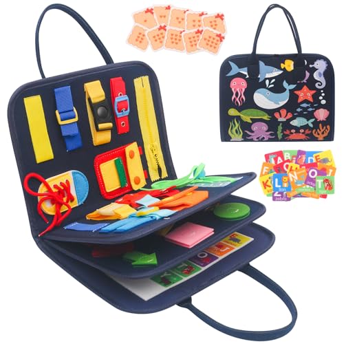 Brinquedo Educativo WITHOSSENT Busy Board Toddler Withosent - Brinquedos - brinquedo educativo, busy board toddler, capacidades motoras, atividades diferentes