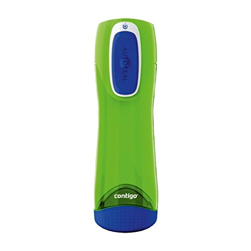 Garrafa de Montanha CONTIGO Swish Verde (500 ml) Contigo - Garrafas de água - 500 ml, base de borracha, auto-seal, resistente