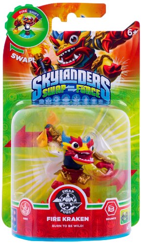 Figura de Ação SPIN MASTER Swap Force Fire Kraken ACTIVISION - Acessórios para consoles de videogame - figura, ação, swap force, fire kraken, conjunto