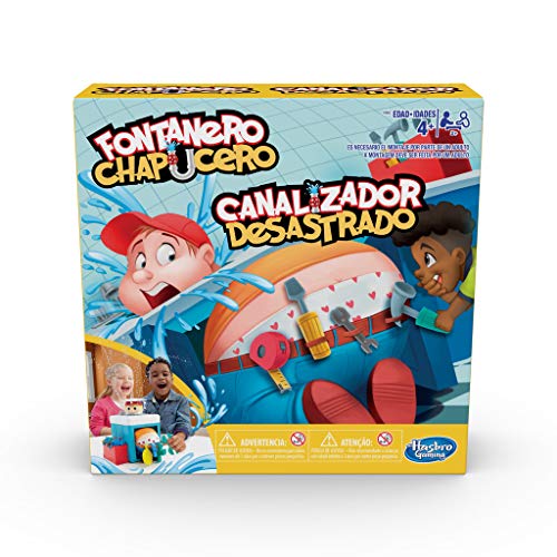 Jogo de Tabuleiro HASBRO Plumber Pants (Idade Mínima Recomendada: 3 anos) Hasbro - Jogos - 3 anos, ferramentas, fonteiro, pantalhões